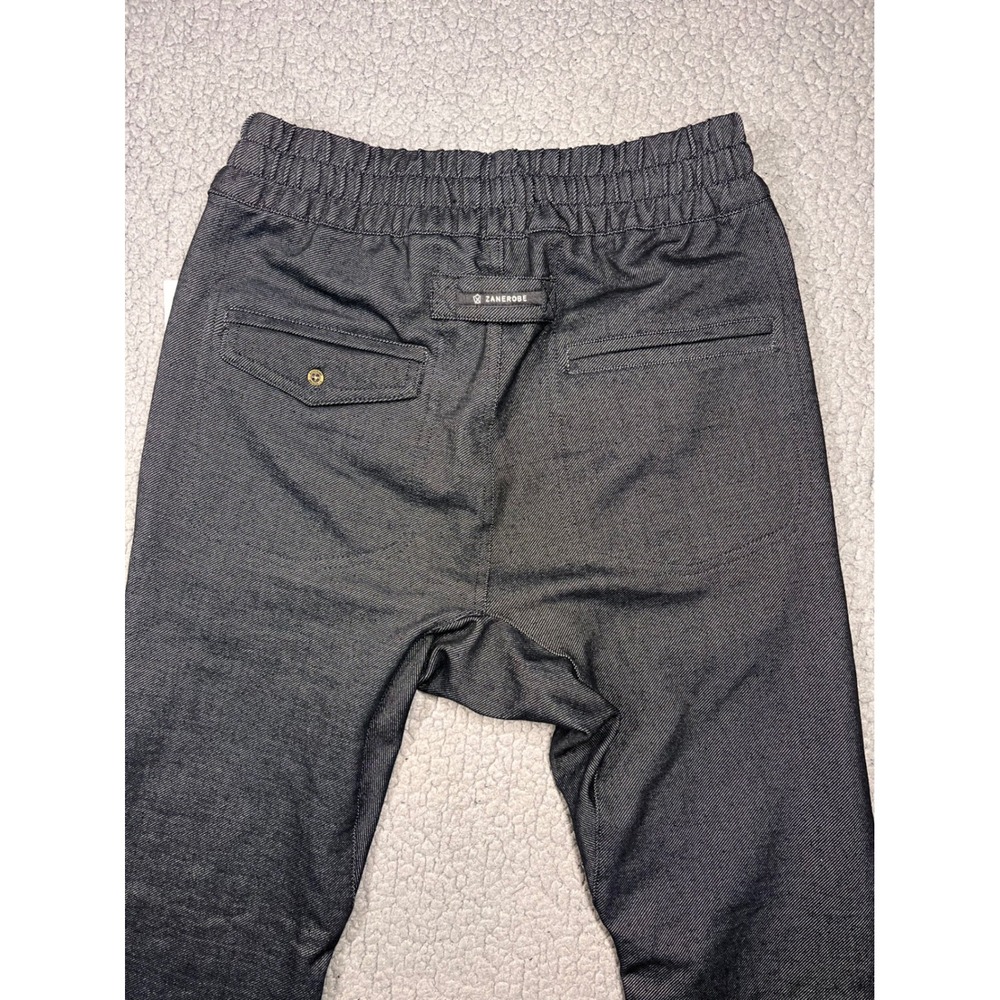 Zanerobe Sureshot Jogger Pants Mens 30 Dark Denim Indigo Elastic Waist 728MONO - Picture 5 of 10